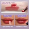 BLEGGEIT 2pcs Lipstick Brush, Lip Brush for Lipstick, Portable Lip Brush with Lid, Lip Makeup Brush, Eyeshadow Brush, Concealer Brush and Smudge Brush,Home and Travel (Standard) view 3