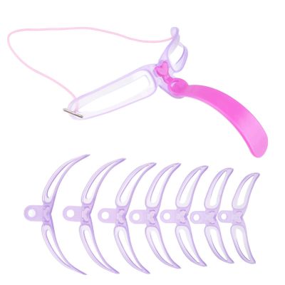 Beaupretty Eyebrow Stencil Kit for Women 8 Stencils Easy Shaping Tool for Natural Brows