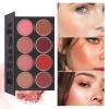 Professional Blush Makeup Palette, 8 Colors Blush and highlighter Palette Matte Powder Bright Shimmer Mineral Contour Blush Palette Makeup Blush Pallet view 4