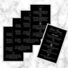 Brow Henna Aftercare & Tips Cards | Physical Printed 2 x 3.5 inches Business Card Size | Brow Artist Supplies | Henna Brow Care | Black and White Design view 4