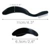 G2PLUS 4PCS Folding Eyelash Comb, Eyebrow Comb Metal Teeth, Eyelash Separator Comb, Eyelash Brush and Comb, Professional Tool for Define Lash & Brow (Black) view 2