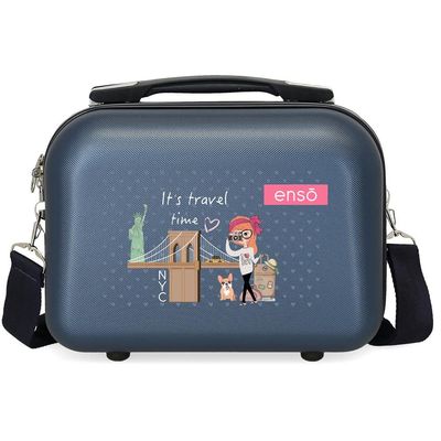 Enso Girl's ABS Toilet Bag, Blue, One Size