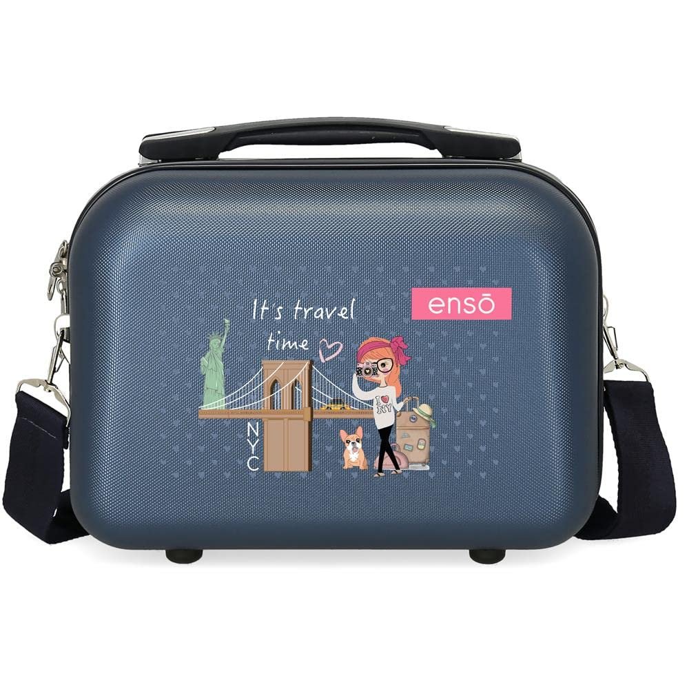 Enso Girl's ABS Toilet Bag, Blue, One Size