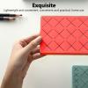 3.5 x 7.5in 24 Spaces Lipstick Organizer,Removable Silicone Support Inserts,Beauty Makeup Storage, Brush Lip Gloss Holder Organizers,Cosmetic Storage Display(Red) view 4