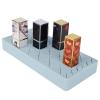 3.5 x 7.5in 24 Spaces Lipstick Organizer,Removable Silicone Support Inserts,Beauty Makeup Storage, Brush Lip Gloss Holder Organizers,Cosmetic Storage Display(Blue) view 1