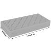 3.5 x 7.5in 24 Spaces Lipstick Organizer,Removable Silicone Support Inserts,Beauty Makeup Storage, Brush Lip Gloss Holder Organizers,Cosmetic Storage Display(Gray) view 2