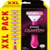 Wilkinson Sword Quattro for Women's Razor Handle and x 8 Blade Refills view 1