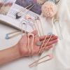 12Pcs Alloy U Shape Hair Pins Metal Long Hair Fork Pins 4 Styles Hair Stick French Style Hair Fork Clip for Women Girls Hair Styling Tool Accessories view 2