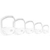 5pcs/Set Beard Shaper Men Beard Shaping Tool Mustache Styling Comb Stencil Hair Trimming Template Beard Grooming Guide Gift view 1
