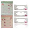 Froiny 3pcs Lip Liner Stencils Lip Line Template Lip Styles Card Lip Cosmetic Make Up Model Tools view 2