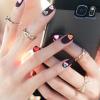 SOLUSTRE Heart Nail Slices of Charming Nail Decals for Valentine's Day Your Look view 3