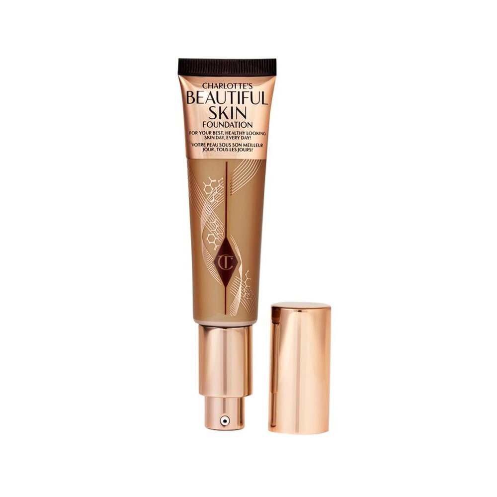 Charlotte Tilbury Beautiful Skin Medium Coverage Hydrating Foundation - Buildable Liquid Makeup for Instant Glow, Plumping Hydration & Lasting Skincare Benefits - 9 Neutral