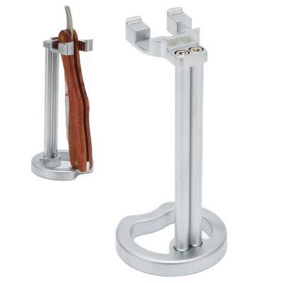 Brrnoo Holder Stainless Steel Universal Men's Shaving Brush Drying Stand, Simple and Practical Safety Stand