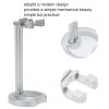 Brrnoo Holder Stainless Steel Universal Men's Shaving Brush Drying Stand, Simple and Practical Safety Stand view 2