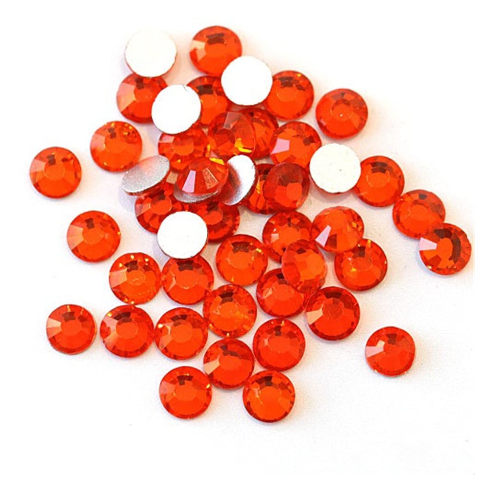 HANRUO Rhinestones Crystal Glass Strass Flatback Glue On Nail Art Rhinestone (Color : 0009, Size : SS12-1440PCS)