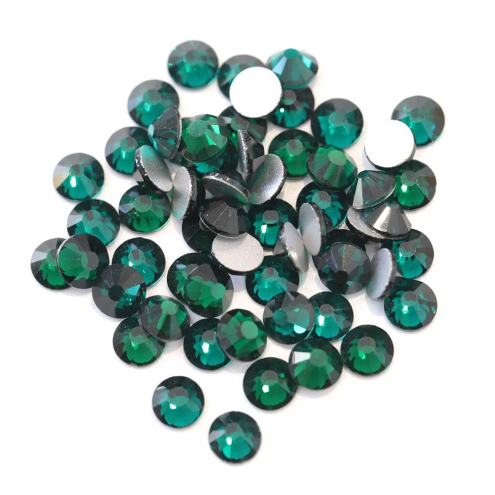 HANRUO Rhinestones Crystal Glass Strass Flatback Glue On Nail Art Rhinestone (Color : 0020, Size : SS30-288PCS)