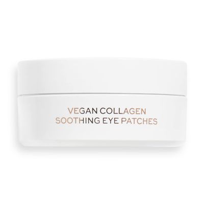 Revolution Skincare Rose Gold Vegan Collagen Soothing Undereye Patches, Contains Rose Flower Extract, Includes 30 Pairs of Patches, Cruelty Free