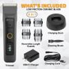 Brio Beardscape V2 Cordless Beard Trimmer for Men with Ceramic Blade, Gray view 2