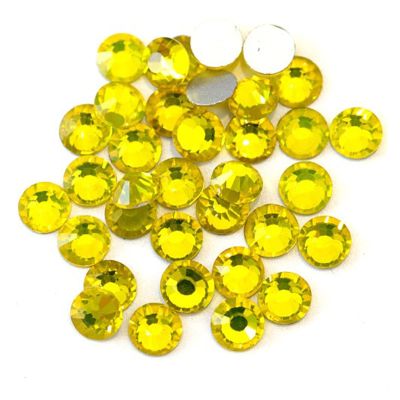 HANRUO Rhinestones Crystal Glass Strass Flatback Glue On Nail Art Rhinestone (Color : 0008, Size : SS16-1440PCS)