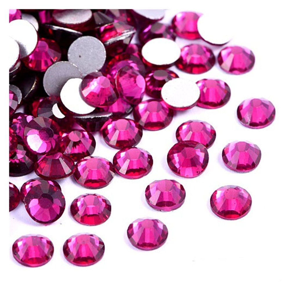 HANRUO Rhinestones Crystal Glass Strass Flatback Glue On Nail Art Rhinestone (Color : 0011, Size : SS8-1440PCS)