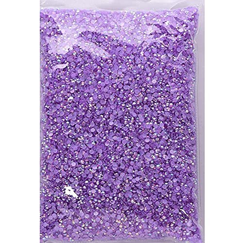 Flatback AB Jelly Resin Non Hotfix Rhinestones in Bulk Package (Color : 0020, Size : 5mm SS20-15000pcs)