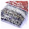 14400Pcs Flatback Crystal AB Non Hotfix Rhinestones in Bulk Package SS3-SS20 Clear AB Strass for Nail Wedding (Color : 0009, Size : SS12-14400pcs) view 4