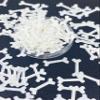 White Bone Shape Glitter, Bone Shape, Halloween, Glitter for Nails, Glitter for Tumblers, Glitter Shapes for tumblers, Glitter Shape Confetti (4oz) view 1