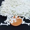 White Bone Shape Glitter, Bone Shape, Halloween, Glitter for Nails, Glitter for Tumblers, Glitter Shapes for tumblers, Glitter Shape Confetti (4oz) view 2