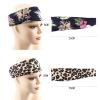 BaiTTang Knitted Printed Headband for Wig - Occlude Unnatural, Women's Yoga Sweat-Absorbent Headband, Sports Wide Bandana Headwear (Color : A) view 3