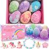Bath Bombs for Kids with Toys Inside Bath Bombs for Girls with Surprise Inside Unicorn Bubble Bath Toys for Kids Ages 4-8 Gifts Girls Toys Age 4 5 6 7 8 Years Old Toddler Princess Birthday Gift view 1