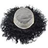 Afro Curly Men's Wigs Mono Lace with NPU Curly Weave Hair Unit Black Men's Toupee Afro Toupee For Men African Kinky Curly Fine Mono Durable Hair Replacement System Tape Around African American Black Unit AFRO AAA1 Hair Extension Unit for Black Men (6 view 1
