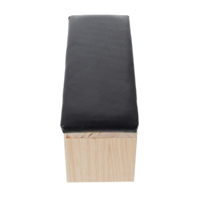 FOMIYES 1pc Japanese Manicure Hand Rest Cushion Comfortable Nail Art Pillow for Salon Use Wooden Design for Manicure Training and Personal Nail Care