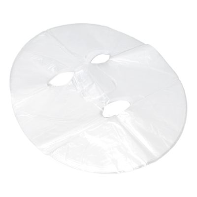 100pcs DIY Facial Mask Preservative Film Disposable Facial Paper Sheet Facial Mask Prevent Evaporation Moisture Retention Spa, Used to Prevent the Rapid Loss of Heat from the Face