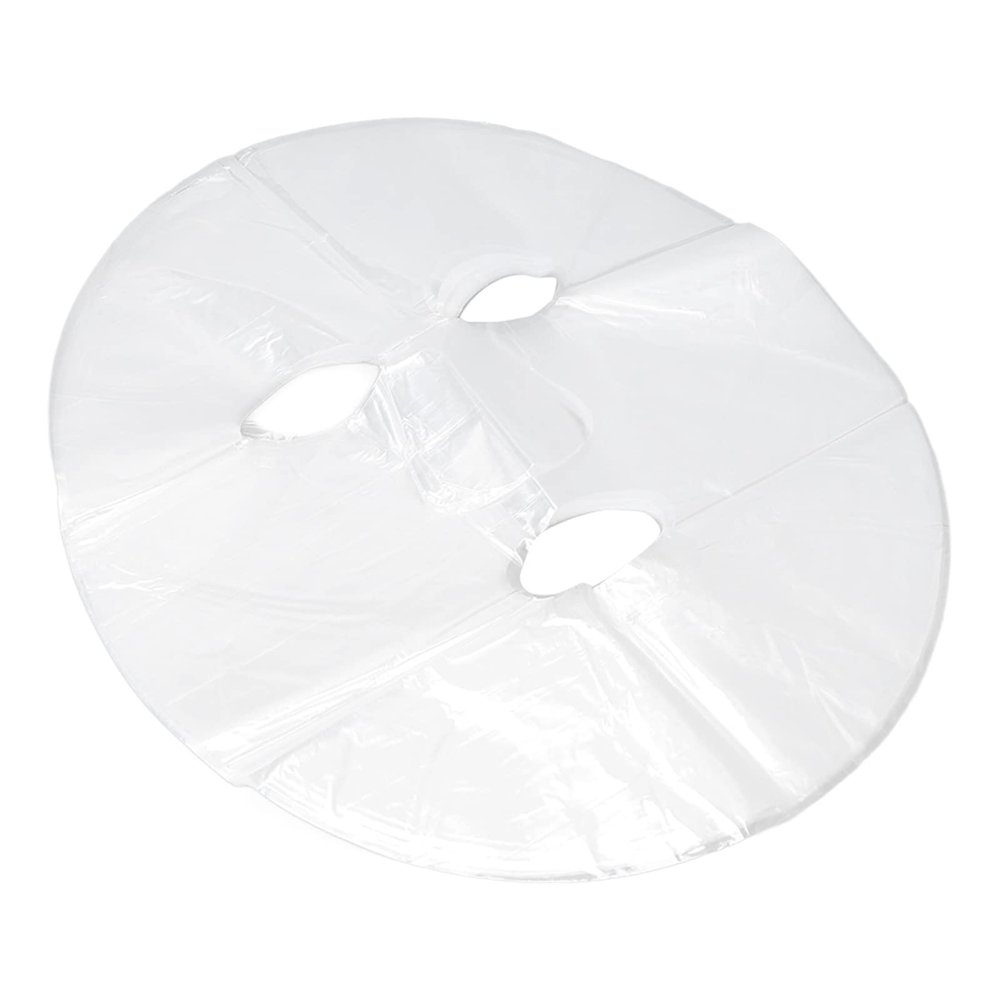 100pcs DIY Facial Mask Preservative Film Disposable Facial Paper Sheet Facial Mask Prevent Evaporation Moisture Retention Spa, Used to Prevent the Rapid Loss of Heat from the Face