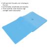 100Pcs Disposable Face Rest Cover, Massage Table Hole Design Good Water Absorption Breathable Disposable Headrest Cover for Beauty Salons(blue) view 2