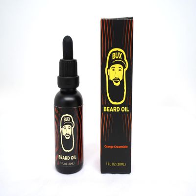 Bux Beards Beard Oil  [Orange Creamsicle] | Natural Beard Conditioner with Jojoba, Avocado, Apricot, Almond, Grapeseed & Vitamin E | Softens & Strengthens Facial Hair