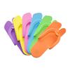 60 Pairs Disposable Anti-Slip Pedicure EVA Slippers Spa Party Pack- Bulk 6 Fun Colors Ideal for At Home Spa Party & Nail Salon view 1