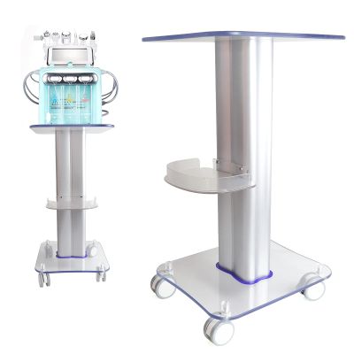 Beauty Cart - 3 Tier Acrylic Salon Rolling Equipment Cart Beauty Instrument Rolling Tray Salon Carts and Trolleys with Wheels,Max Load 99lbs