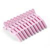 10pcs/set Multicolor Croc Clips Transparent Plastic Hairdresser Clip Hair Styling Sectioning Barrettes Professional Non Slip Alligator Clips Salon DIY Accessories Hairpins (10pcs-Light Pink) view 2