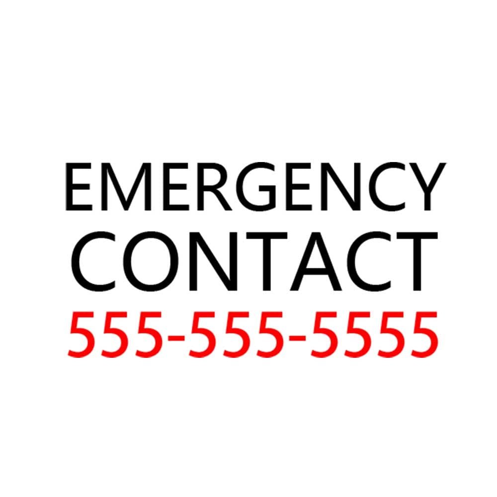Custom Temporary Tattoos Kids - Personalized Emergency Contact Child Safty Tattoos with Phone number - If Lost Call Tattoo Sticker