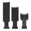 SOLUSTRE 3pcs hair colour board plastic hair dyeing board Color Comb highlighting comb balayage paddle Color For Salon Coloring Comb brush Raw flat top view 1
