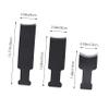 SOLUSTRE 3pcs hair colour board plastic hair dyeing board Color Comb highlighting comb balayage paddle Color For Salon Coloring Comb brush Raw flat top view 2