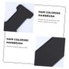 SOLUSTRE 3pcs hair colour board plastic hair dyeing board Color Comb highlighting comb balayage paddle Color For Salon Coloring Comb brush Raw flat top view 4
