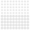 BodyAce 100pcs Clear Silicone Earrings Backs, Clear Piercing Disc for Piercing Bump, Plastic Disc Pads Stabilize Earlobe Support Patches (Disc Diameter: 3,9mm) view 1