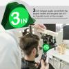 3 Inch Hair Clipper Combs Guides, Hair Clipper Guards 1 & 1/4" 1 & 1/2" 2", Mega NO.16 NO.12 NO.10 fits for most Wahl Clippers (Green, 8pcs Mega Set) view 3