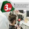3 Inch Clipper Guards, Hair Clipper Guide Combs Premium for Wahl Clippers Mega Cutting Guides/Combs with 8 Cutting Lengths from 1.25-3 Inch Fit Most Size Wahl Clippers (8pcs from 1.25-3 Inch, Green) view 3