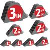 3 Inch Clipper Guards, Hair Clipper Guide Combs Premium for Wahl Clippers Mega Cutting Guides/Combs with 8 Cutting Lengths from 1.25-3 Inch Fit Most Size Wahl Clippers view 1