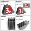 3 Inch Clipper Guards, Hair Clipper Guide Combs Premium for Wahl Clippers Mega Cutting Guides/Combs with 8 Cutting Lengths from 1.25-3 Inch Fit Most Size Wahl Clippers view 2