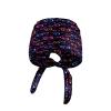 Valentine Neon Hearts Womens Working Cap with Cotton Sweatband Bouffant Caps Adjustable Elastic Head Cover Hair Tie Back Work Hats Working Scrub Cap for Men One Size view 2
