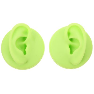 2pcs Colored Ear Model Piercing Teaching Model Piercing Ear Model Ear Model for Studs Wearing Teaching Ear Model Human Ear Model Fake Ear Model Ear Model